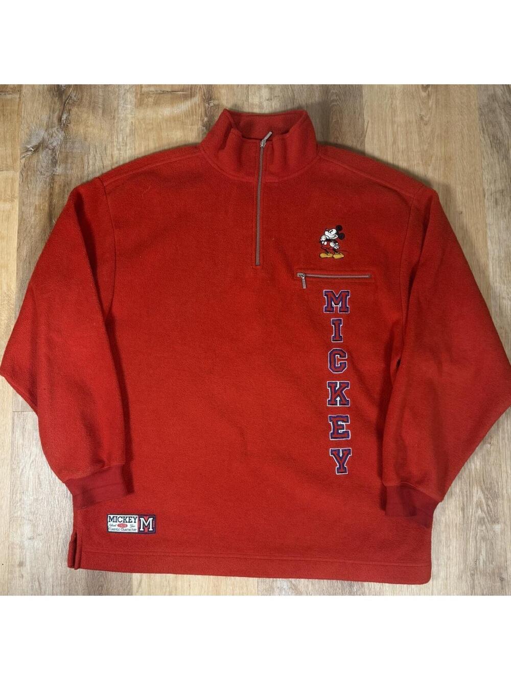 Disney Women's Red Fleece